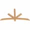 Ekena Millwork Alberta Smooth Timber Gable Bracket, Western Red Cedar, 60"W x 35"H x 1 1/2"D x 3 1/2"F, 14/12 Pitch GBW060X35X0204ALB00SWR - alternate 5